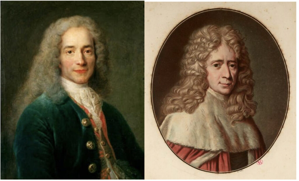 Voltaire and Montesquieu