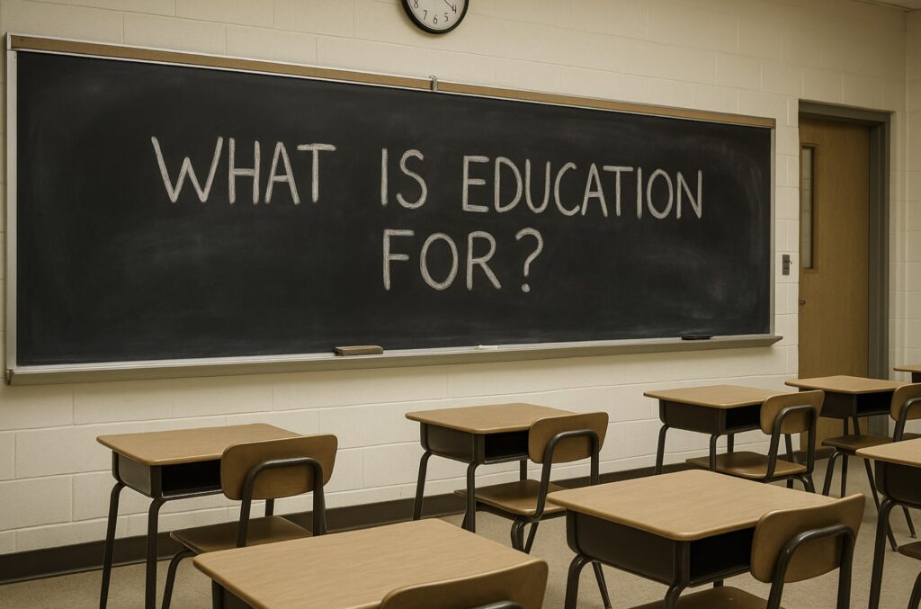 What is education for?
